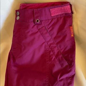Burton snowboarding pants in purple